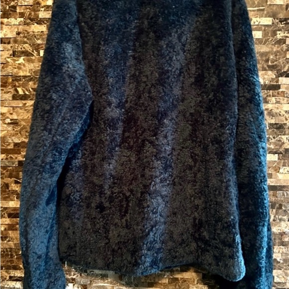 Plush Navy Pendleton Zip-Up Jacket - Picture 6 of 7